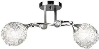 Припотолочная люстра Aitin Pro НПБ 02-2x60-101 N6706/2 (хром) – изображение в каталоге