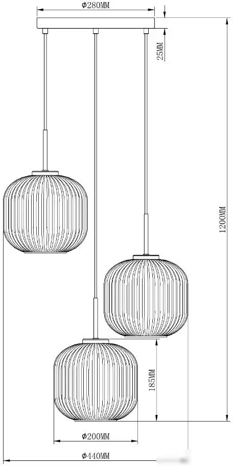 Подвесная люстра Moderli Ivory V11032-3P – фото товара