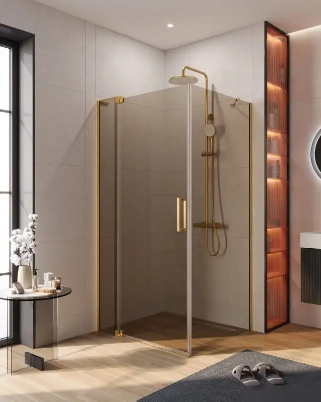 Душевой уголок Cezares SLIDER-AH-1-80-100/110-BR-BORO - фото товара