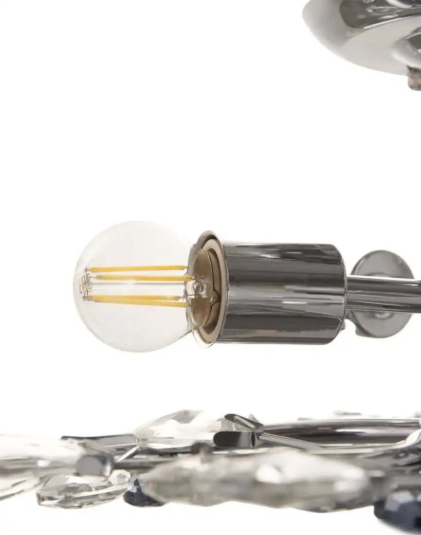 Припотолочная люстра BayerLux Цветы 10777419 (хром) – фото товара