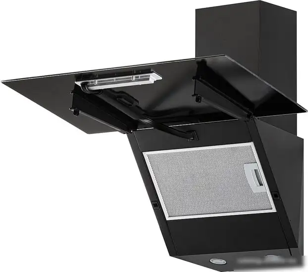 Кухонная вытяжка Krona Helga 600 S (черный) - фото товара