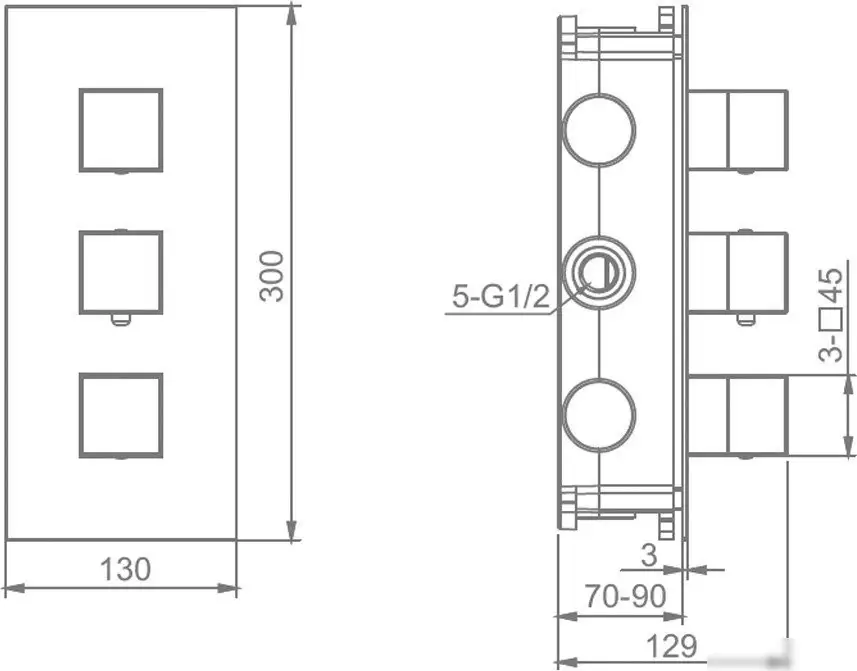 Душевая система Raglo R02263.0340.03 - фото товара