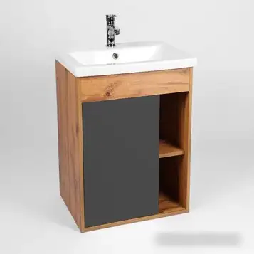 Viant Тумба под умывальник Бостон Como 50 VBOS50COG-T1STP – фото товара