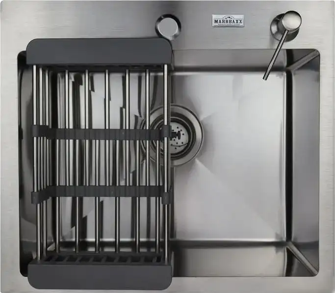 Кухонная мойка MARRBAXX C5044-R (стальной/нержавеющая сталь) - фото товара