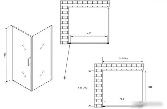 Душевой уголок Abber Sonnenstrand AG04060-S70 - фото товара