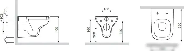 Унитаз AM.PM Like FlashClean C801700SC - фото товара