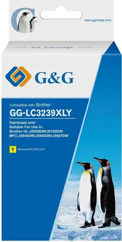 Картридж G&G GG-LC3239XLY (аналог Brother LC3239XLY) – изображение в каталоге