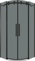 Душевой уголок Grossman Classic 100x100x195 301.K33.04.1010.21.10 (черный матовый/тонированное стекло) - изображение в каталоге