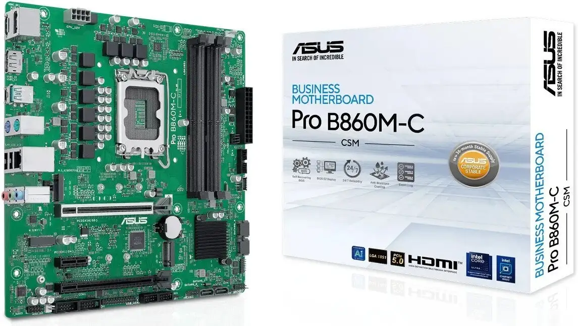 Материнская плата ASUS Pro B860M-C-CSM – фото товара