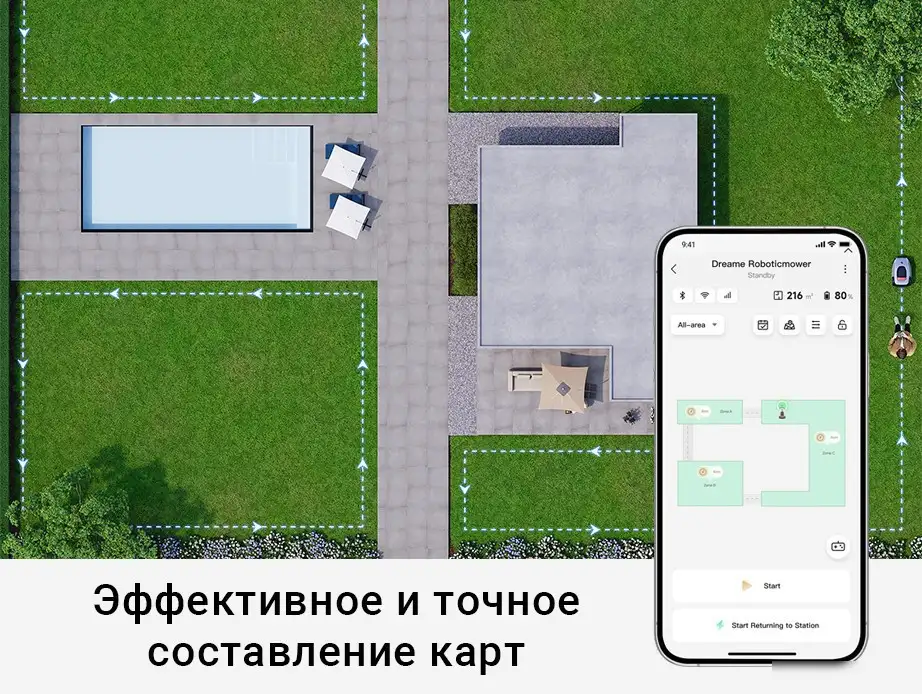 Газонокосилка-робот Dreame Roboticmower A1 (международная версия) – фото товара