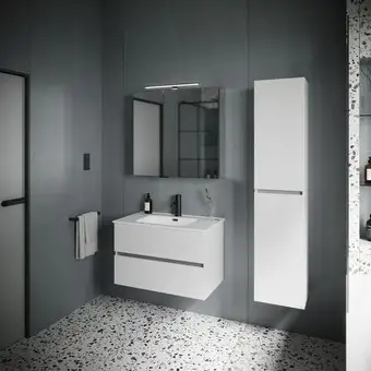 Sancos Тумба под умывальник Urban UR80W (белый глянец)
