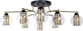 Люстра средней высоты Arte Lamp Manchester A7045PL-8BK – изображение в каталоге