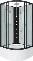 Душевая кабина Niagara Classic NG-6709-14BKTG 100x100x200 (прозрачное стекло/черный) - изображение в каталоге