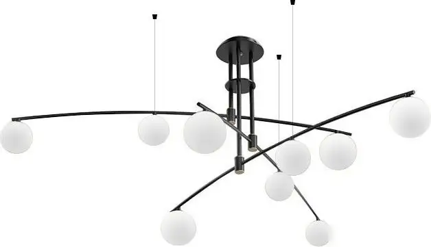 Подвесная люстра DeLight Collection 8119P/9 (black) – фото товара