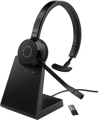 Офисная гарнитура Jabra Evolve 65 TE MS Mono Stand – изображение в каталоге