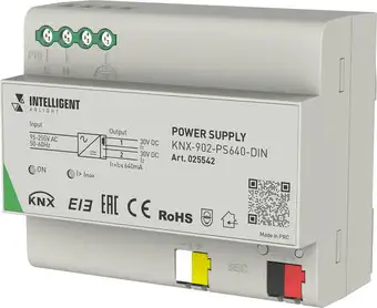 Блок питания Arlight Intelligent KNX-902-PS640-DIN 025542 – изображение в каталоге