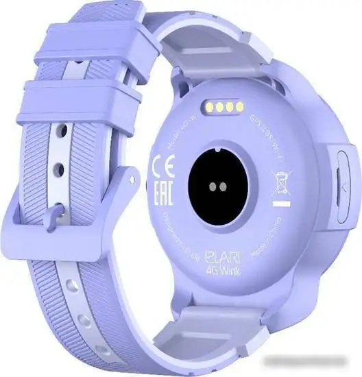 Детские умные часы Elari KidPhone 4G Wink (сиреневый) – фото товара