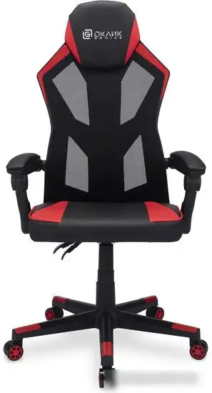 Офисное кресло Oklick 121G (черный/красный) – изображение в каталоге