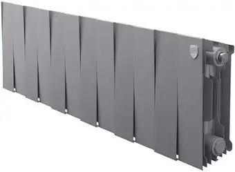 Биметаллический радиатор Royal Thermo PianoForte 200 Silver Satin (12 секций) боковое подключение - изображение в каталоге