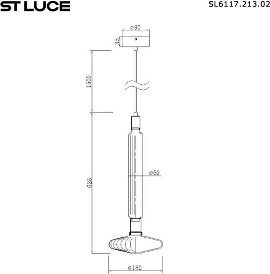 Подвесная люстра ST Luce SL6117.213.02 – фото товара