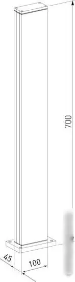 Садовый светильник Elektrostandard Flat 1538 Techno LED (серый) – фото товара