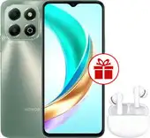 Смартфон HONOR X6b 6GB/256GB международная версия (лесной зеленый) и HONOR Choice Earbuds X5 Lite (белый) по акции
