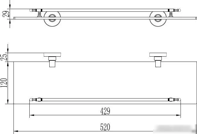Полка для душа Ledeme L71707 – фото товара