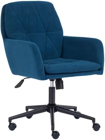 Кресло TetChair Garda (флок, синий) – изображение в каталоге