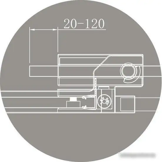 Душевой уголок Cezares SLIDER-AH-1-80/90-100-C-Cr - фото товара