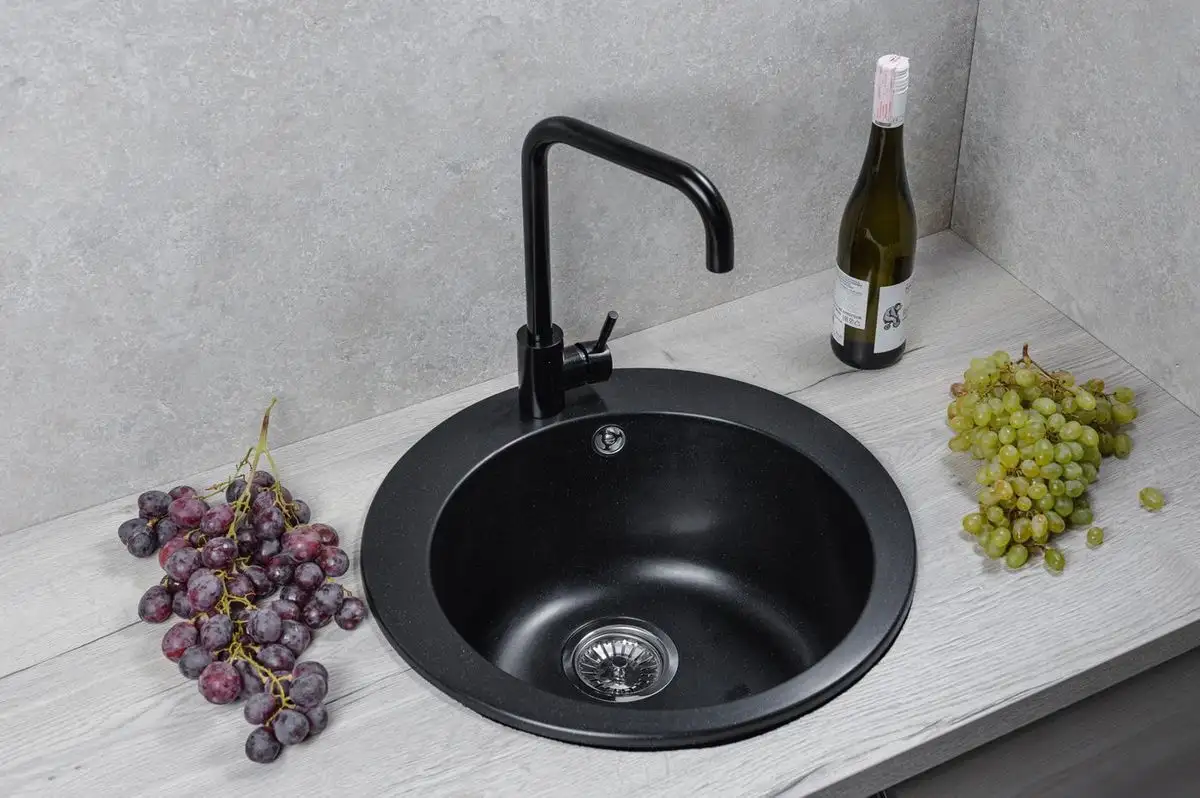 Кухонная мойка Marblan Orbi (оникс) - фото товара