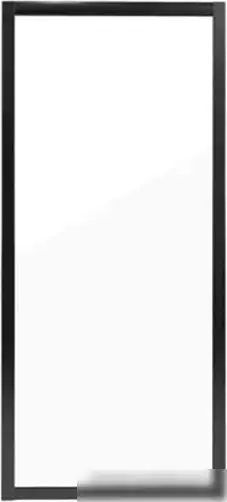 Душевая стенка Grossman Cosmo 80x195 200.K33.02.80.21.00 (черный матовый/стекло прозрачное)
