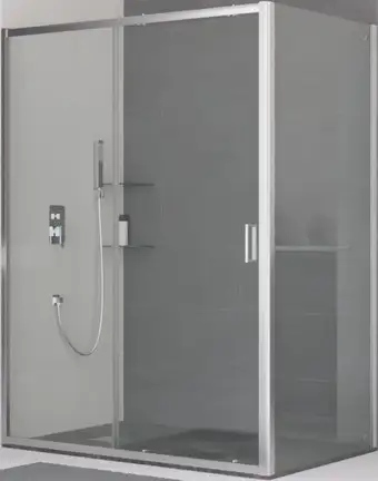 Душевой уголок RGW CL-48 CL-14+Z-050-1 32094885-011 150x80 (хром/прозрачное стекло) - изображение в каталоге