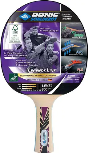 Ракетка для настольного тенниса Donic-Schildkrot Legends 800 754425