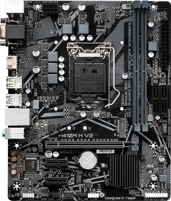 Материнская плата Gigabyte H410M H V2 (rev. 1.7) – изображение в каталоге