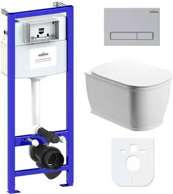 Унитаз Lavinia Boho Relfix Bell Pro Rimless 6 в 1 77040039 - изображение в каталоге