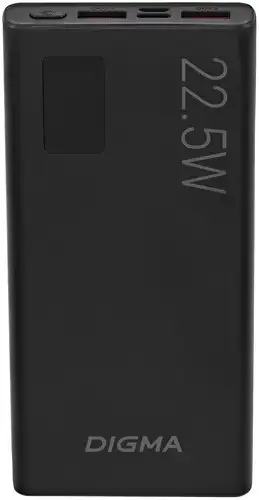 Внешний аккумулятор Digma DGPF10A 10000mAh (черный) – изображение в каталоге