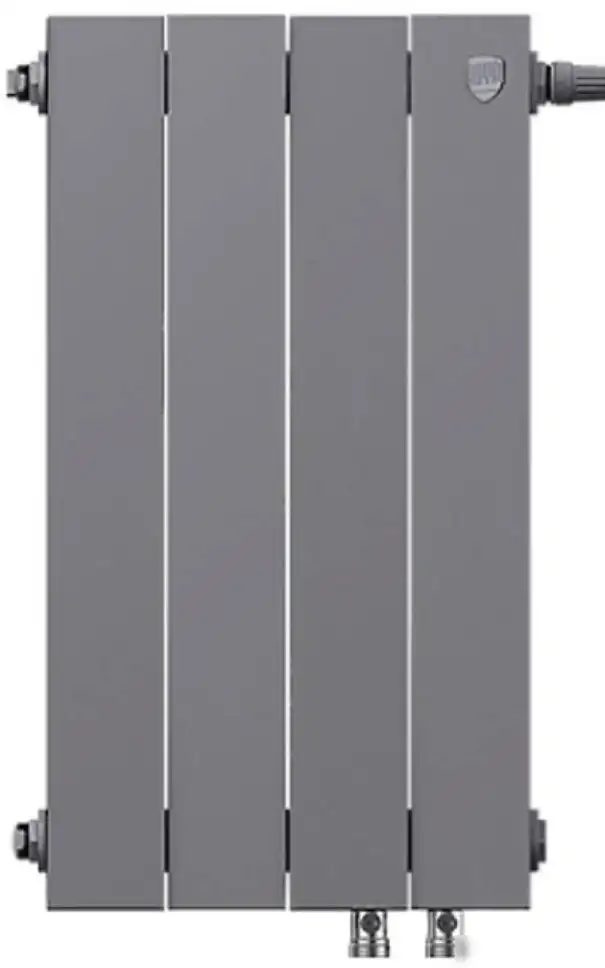 Биметаллический радиатор Royal Thermo PianoForte 500 VDR Silver Satin (4 секции) - фото товара