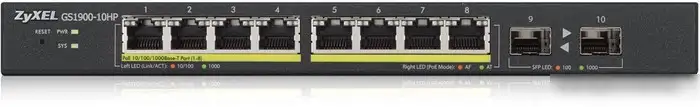 Коммутатор Zyxel GS1900-10HP – фото товара