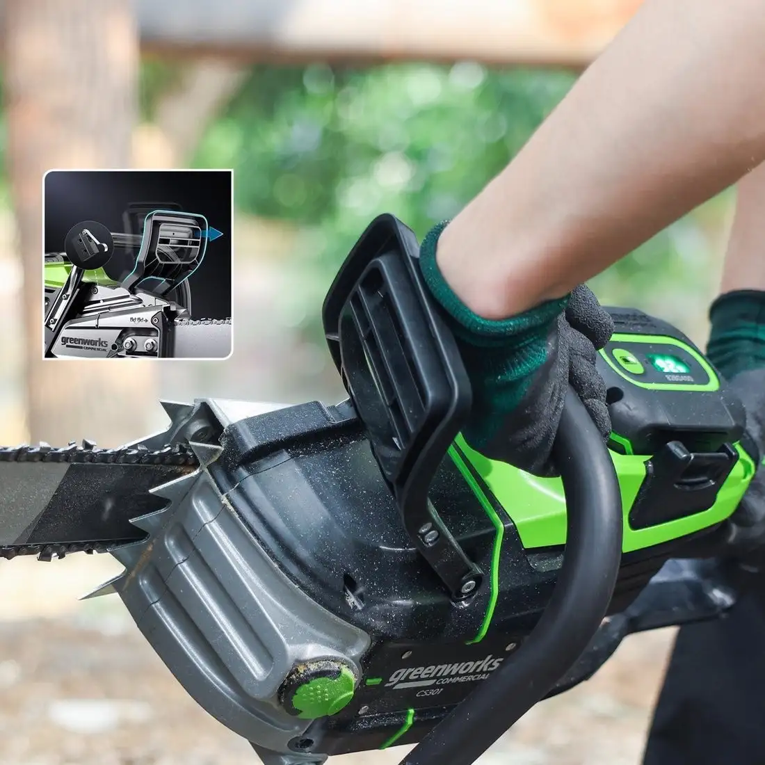 Аккумуляторная пила Greenworks OCS600 2009607 (без АКБ) – фото товара