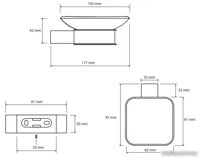 Мыльница Bemeta Via 135008022 – фото товара