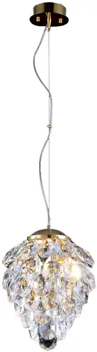 Подвесная люстра Crystal Lux Charme SP2 (Gold/Transparent) – изображение в каталоге