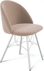 Стул Sheffilton SHT-ST35/S100 (латте/хром лак) – изображение в каталоге