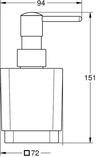 Дозатор Grohe Selection Cube 40805000 – фото товара