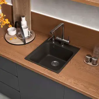 Кухонная мойка Reflexion Quadra RF0243BL - изображение в каталоге