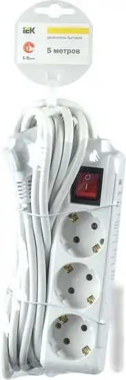 Удлинитель IEK WYP10-16-03-05-ZK-N – фото товара