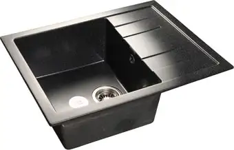 Кухонная мойка GranFest GF-Q650L (черный) - изображение в каталоге