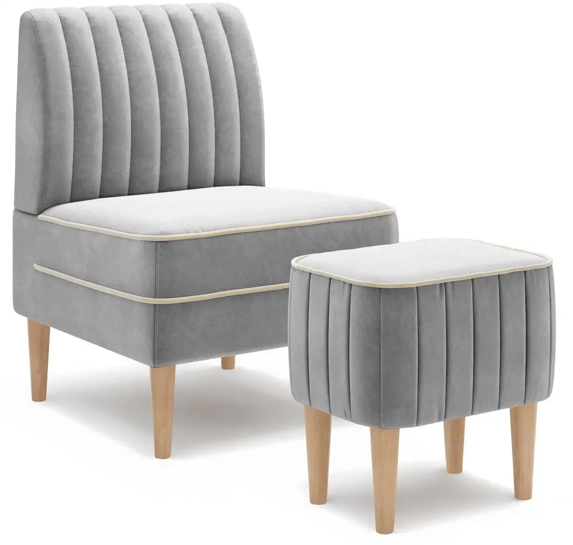 Интерьерное кресло MONOFIX Амма кресло (светло-серый №52)