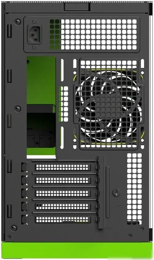 Корпус Geometric Future Model 3 5FAN (черный/зеленый) – фото товара