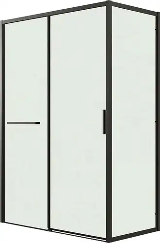 Душевой уголок Grossman Style 110x100x195 120.K33.05.1110.21.00 (черный матовый/стекло прозрачное) - изображение в каталоге