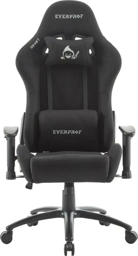 Игровое (геймерское) кресло Everprof Ghost (ткань, черный) – фото товара